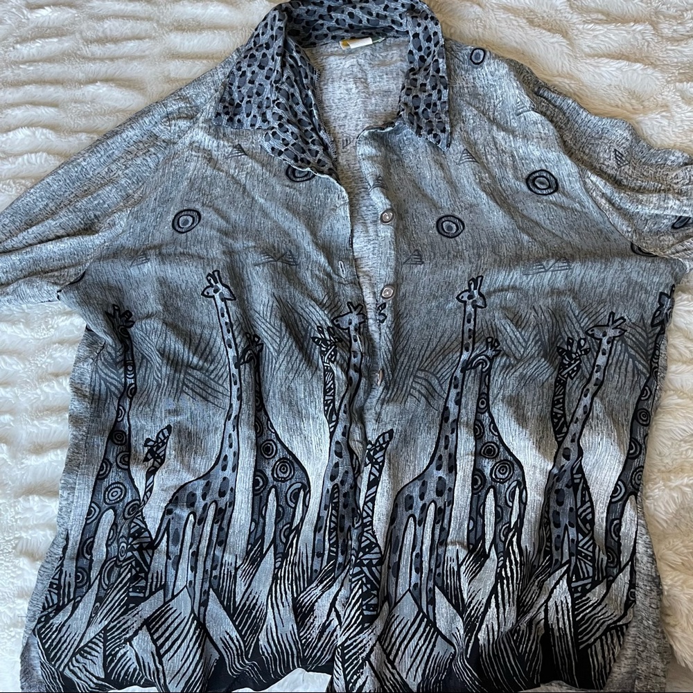 Women’s giraffe blouse